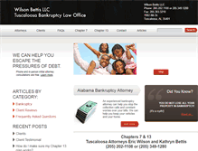 Tablet Screenshot of bettisllc.com